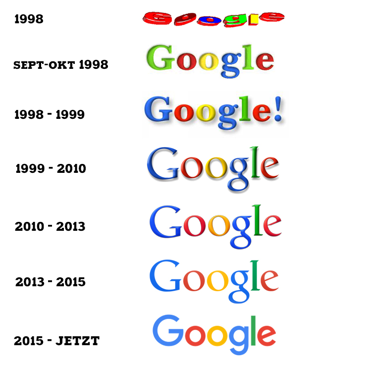 google logos