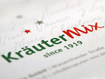 KRÄUTER MIX Weihnachtsgruß