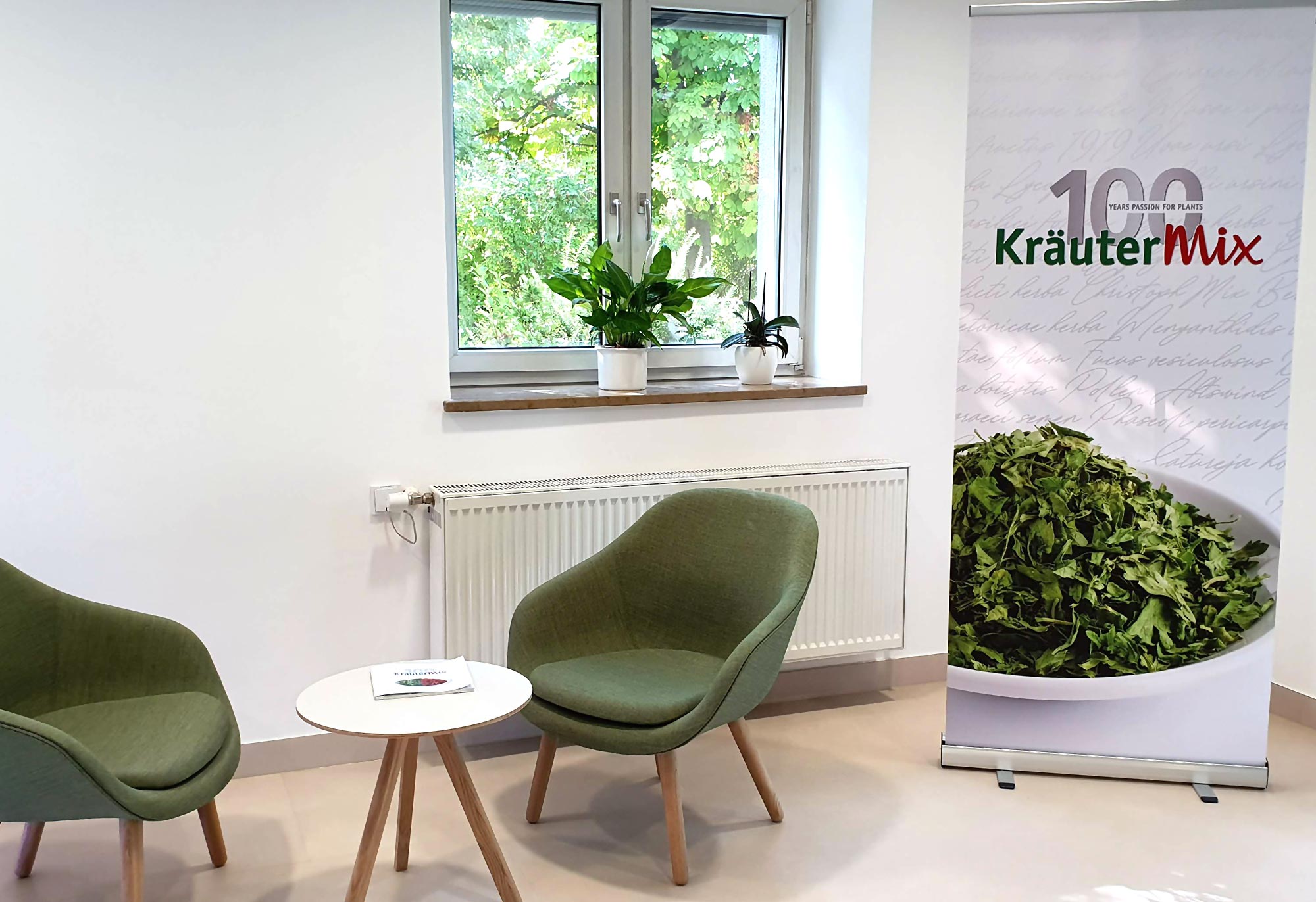 jubilaeumsevent Firmenjubiläum Kräuter Mix rollup