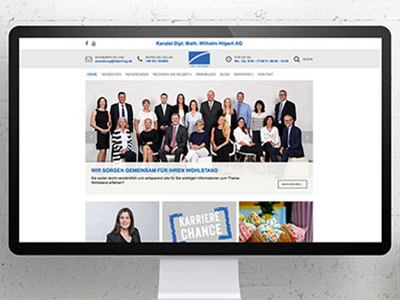 Kanzlei Hilpert AG Webdesign