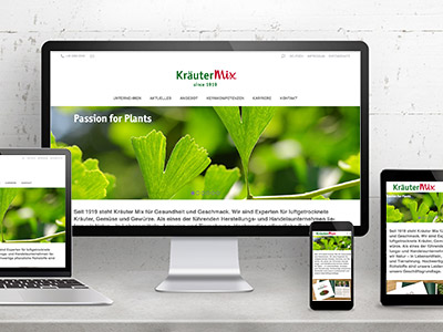 Website Kräuter Mix
