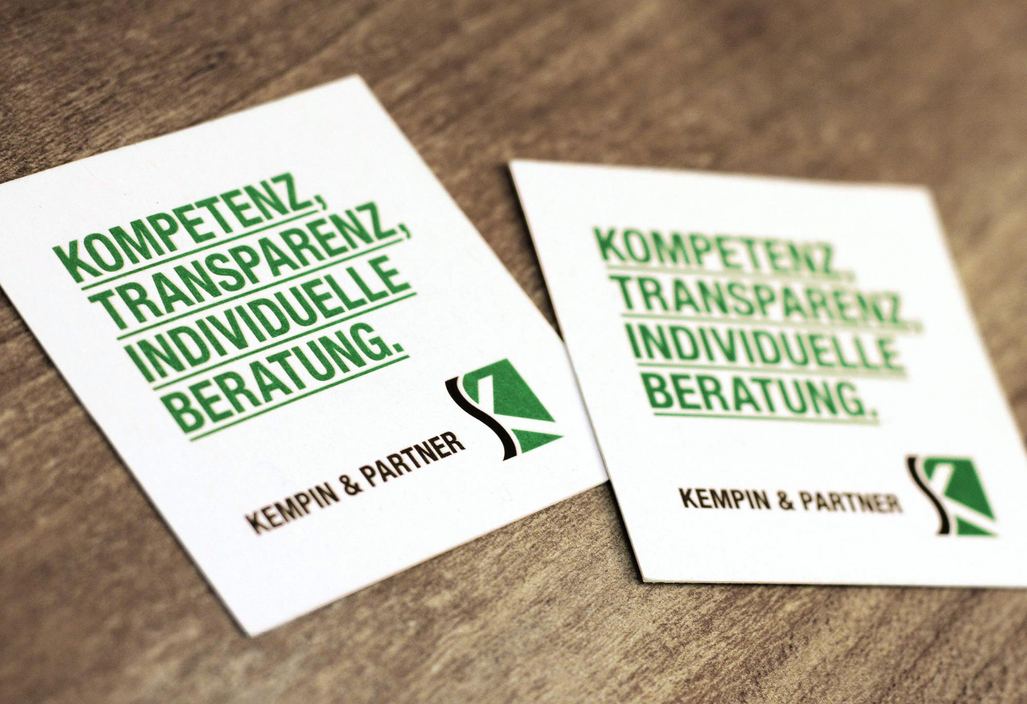 Visitenkarten Vorderseite
