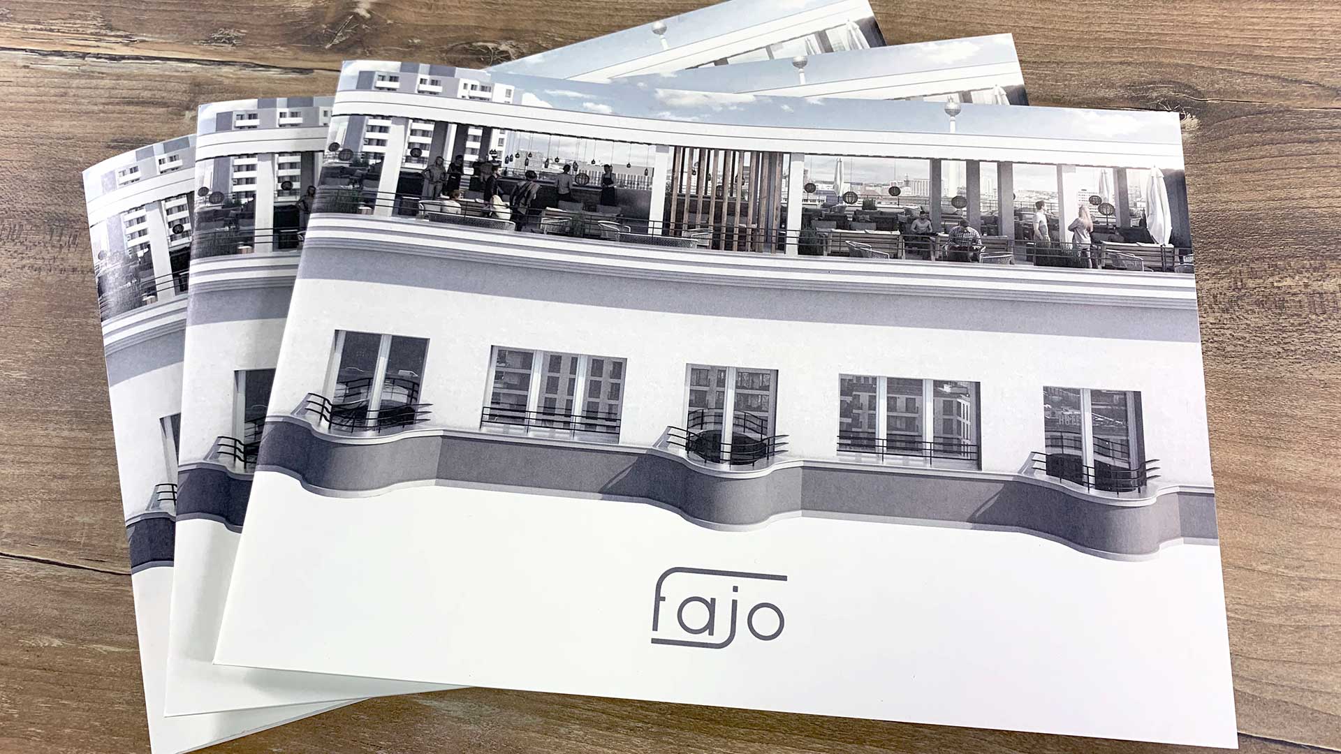 Fajo – Prospekt Covergestaltung