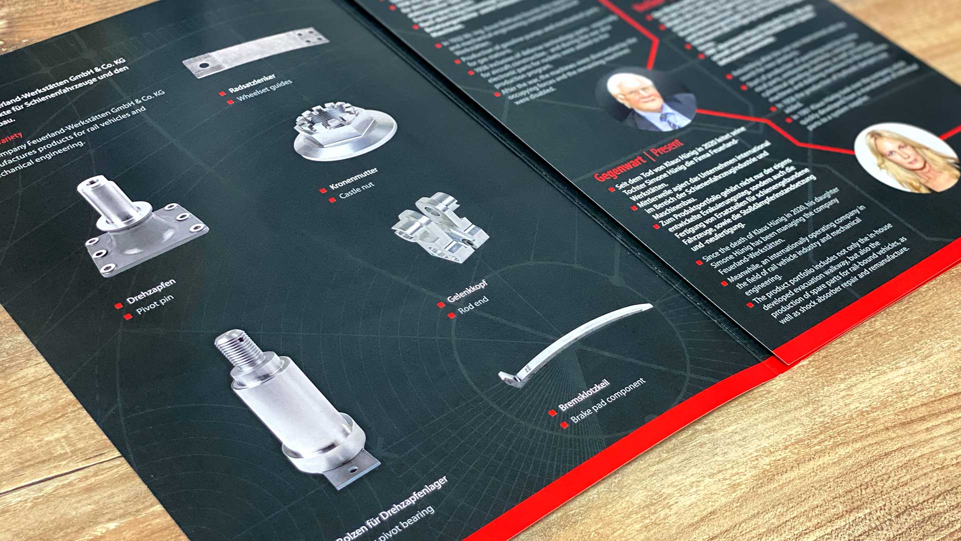 Feuerland Werkstätten 3-seiter closeup