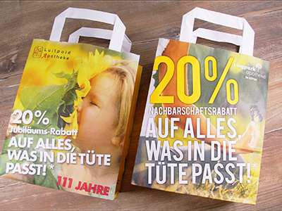 Aktionstüte Jubiläum